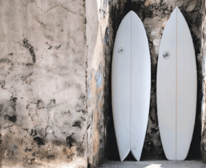 Shortboards and Fish Surfboards