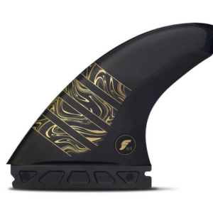 Futures Vector 3/2 Medium Alpha Thruster Surfboard Fins - Carbon/Gold