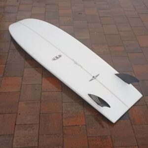 Used Hybrid Twin Fin Surfboard